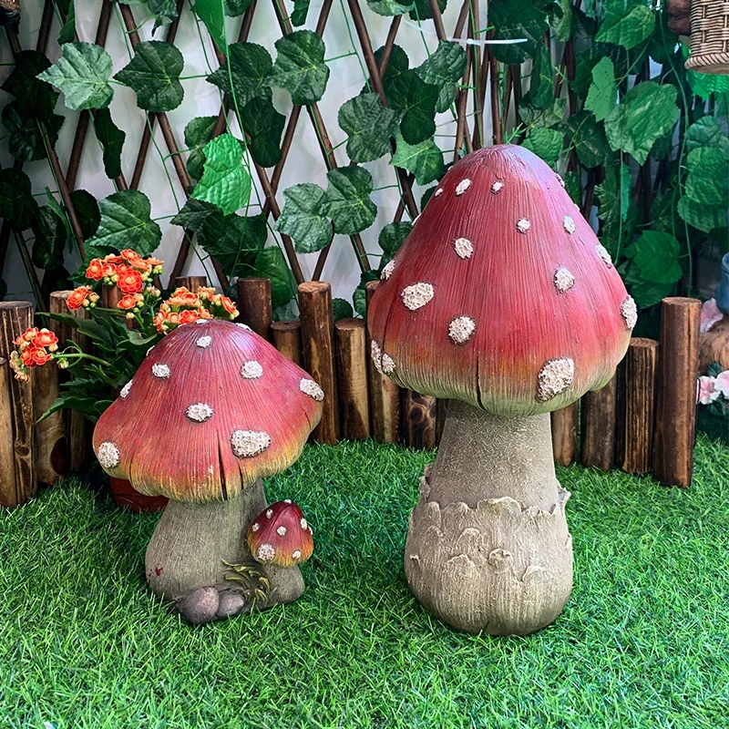 Creative simulation mushroom yard outdoor ornament courtyard garden lawn kindergarten decorative layout landscaping