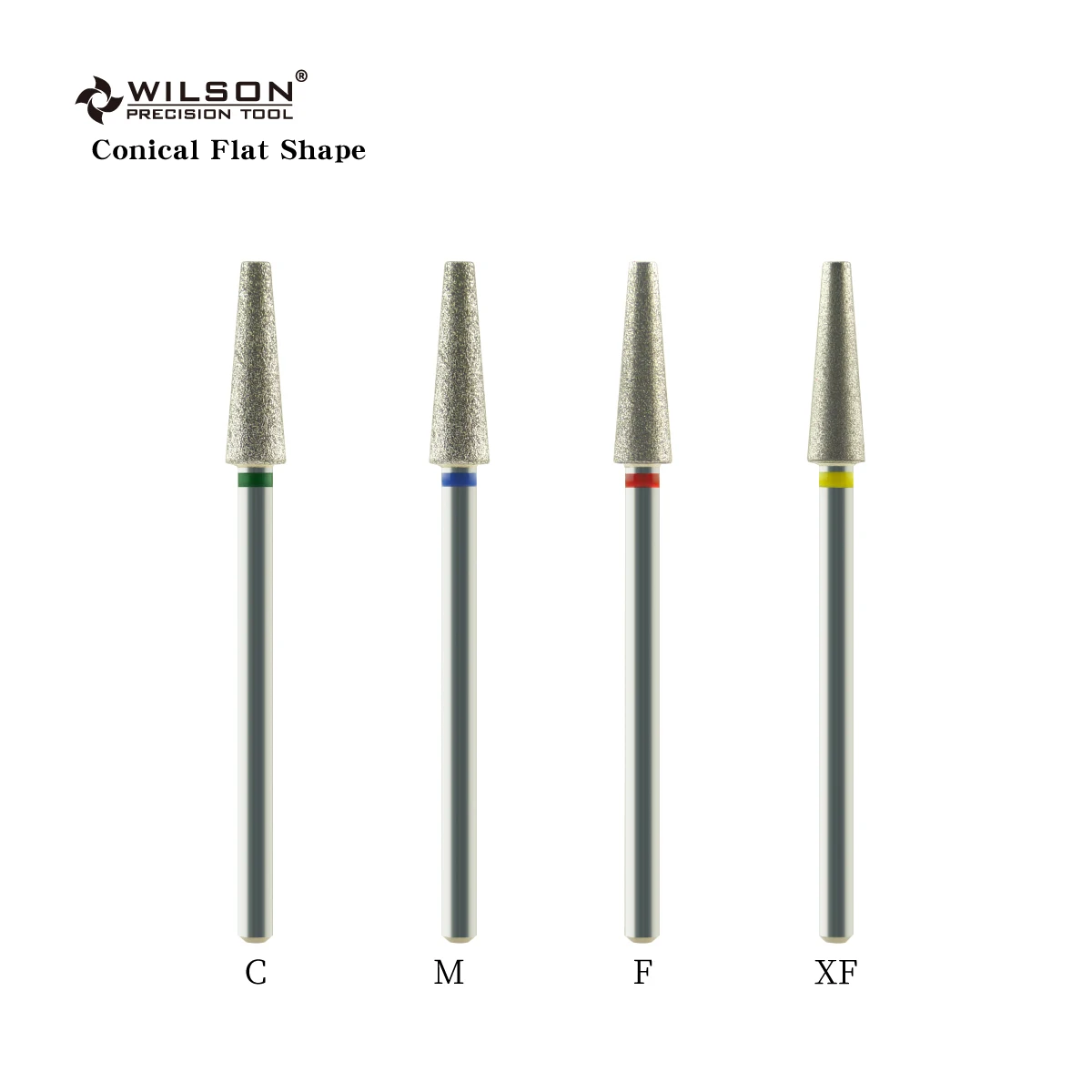 

WILSON Tapered Shape Diamond Bits-Nail Accessories/Tools/Manicure/Drill Bits