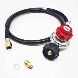 High Pressure Propane 0-20 PSI Adjustable High Pressure Propane Tank Regulator High Pressure Propane Gas Regulator 1.3M