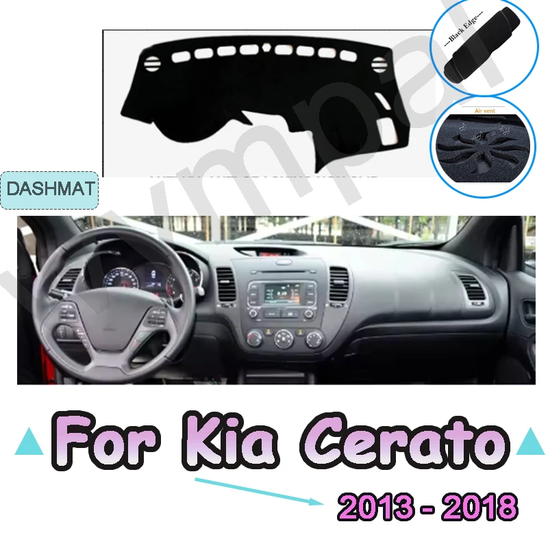 Коврик для приборной панели Dash Mat для Kia Cerato Forte K3 2013 2014 2015 2016 2017 2018