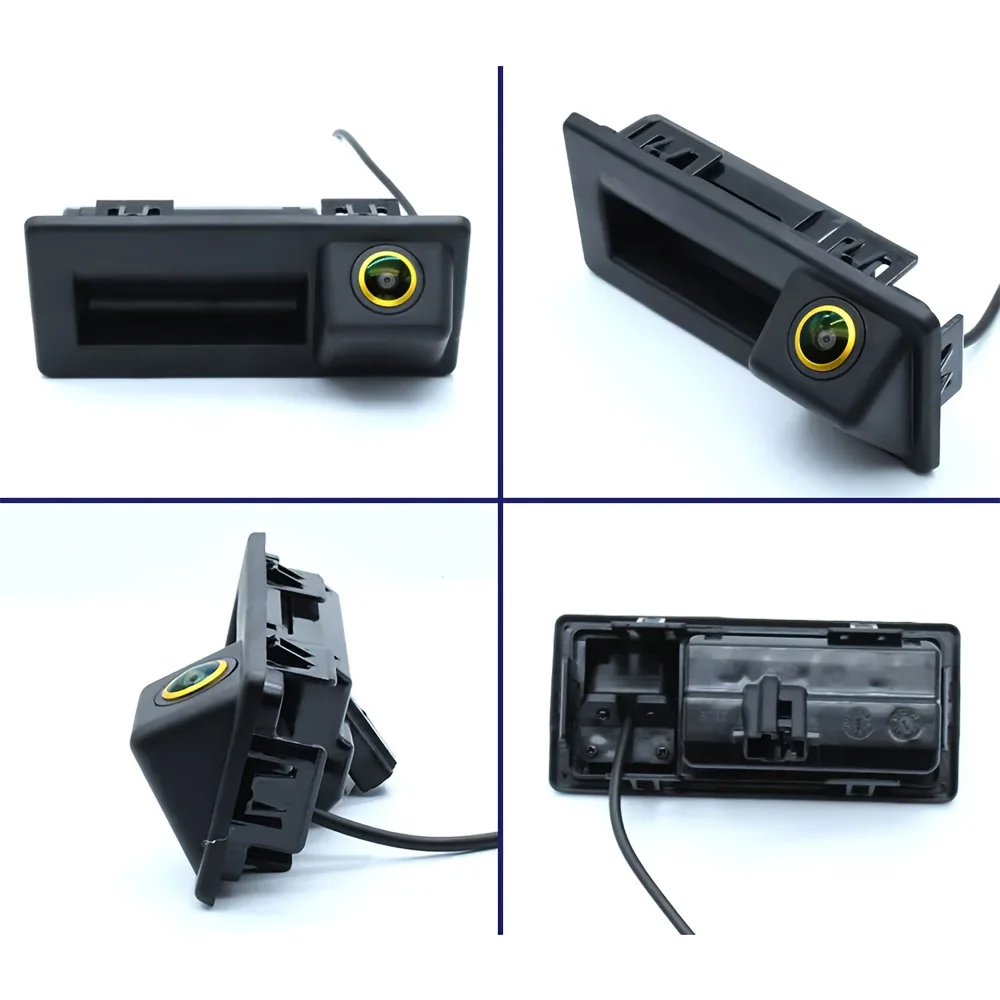 كاميرا احتياطية بمقبض صندوق السيارة لسيارة Audi A4 A5 S5 Q3 Q5، - سهلة التركيب، كاميرا خط ركن السيارة