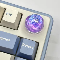 Water Ripple Transparent Keycaps Original Design F75 Keyboard Volume Knob 6mm Diameter Mechanical Keyboard Knob Volume Button