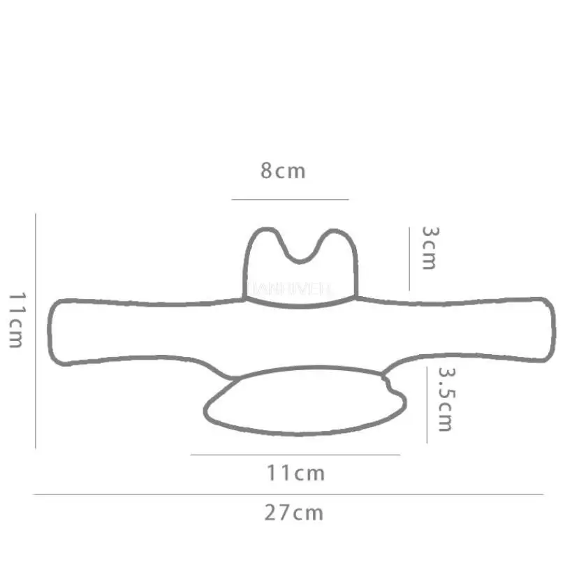 Bianstone scraping knife electric heating scraper double handle warm moxibustion instrument for spine multifunctional open back
