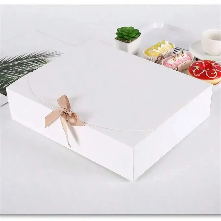 1/5 stuks zwarte geschenkdoos met deksel, luxe zwarte geschenkdoos met lint, beste man voorsteldoos, bruidsmeisjesdozen, afstudeergunsten