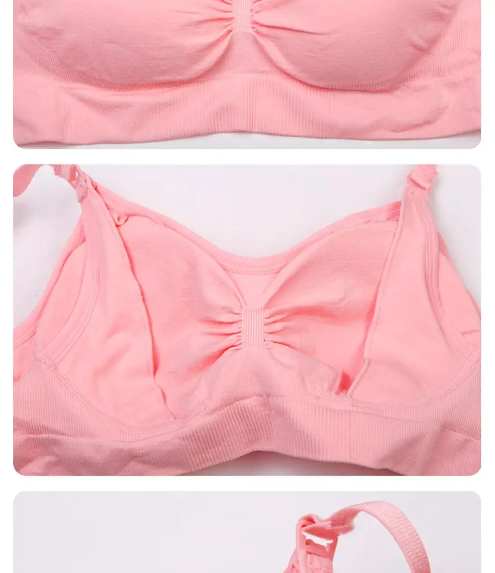 Still-BHs ohne Bügel, Still-BH-Slip-Set, Schwangerschaftskleidung, verhindert Durchhängen, atmungsaktiver Still-BH für Frauen – Detail 16
