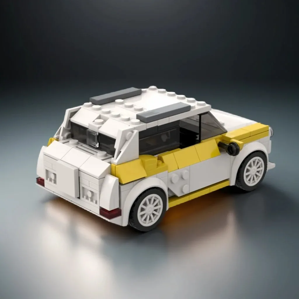 

219Pcs 76897 Mini Cooper MOC with Round Heads, Opening Doors & Refined Body Education Building Blocks Gift