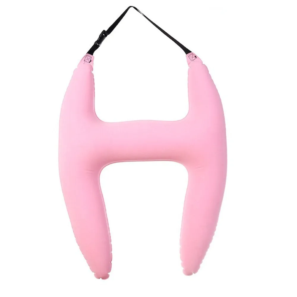 Self Inflatable Car Sleeping Pillow for Kids Head Support Portable Car Seat Safety Neck Pillow Comfortable H-Shape X-Shape