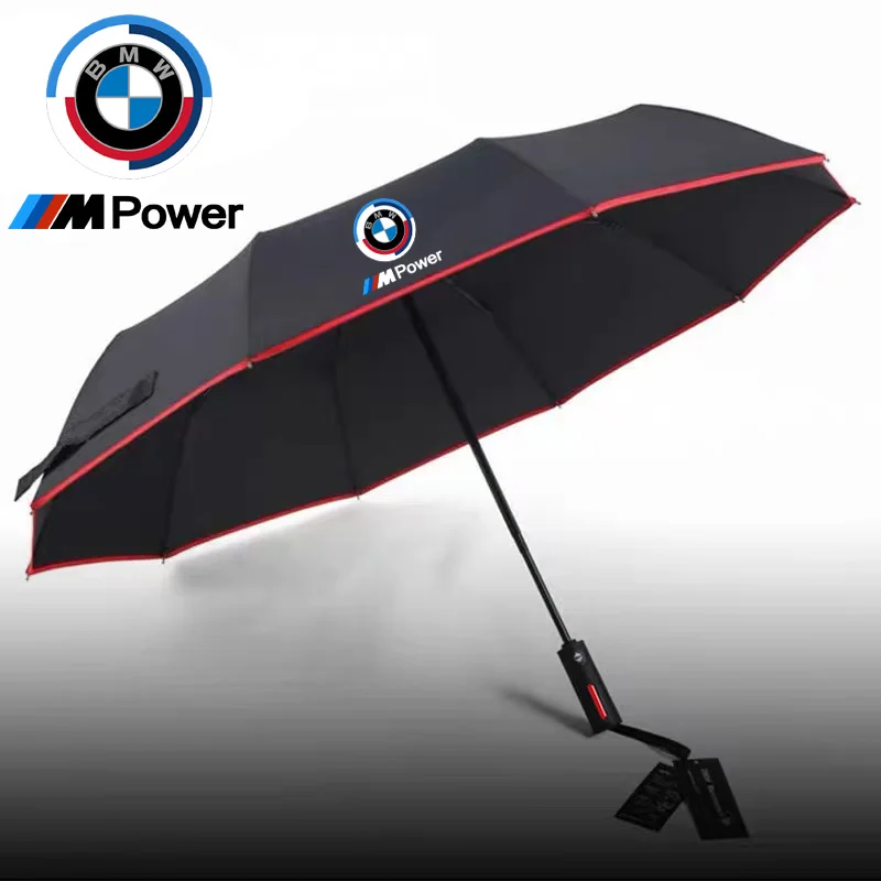 Car Automatic Folding Windproof Sunshade Umbrella For BMW M Power E39 E46 E60 E70 E90 F10 F15 F20 F25 F30 G20 G30 X1 X3 X5 M3 M5