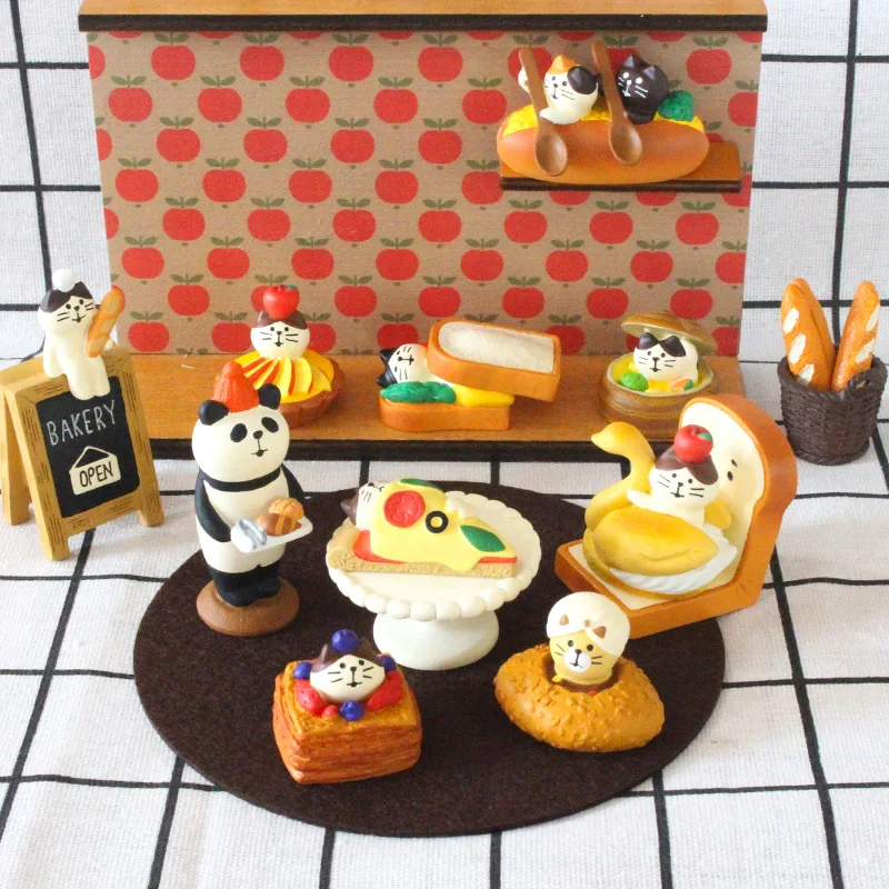 ZAKKA Afternoon Tea Bake Cake Scene Bakery Ornament Accessories Japan Style Sundry Goods Miniature Resin Figurines Model Toys