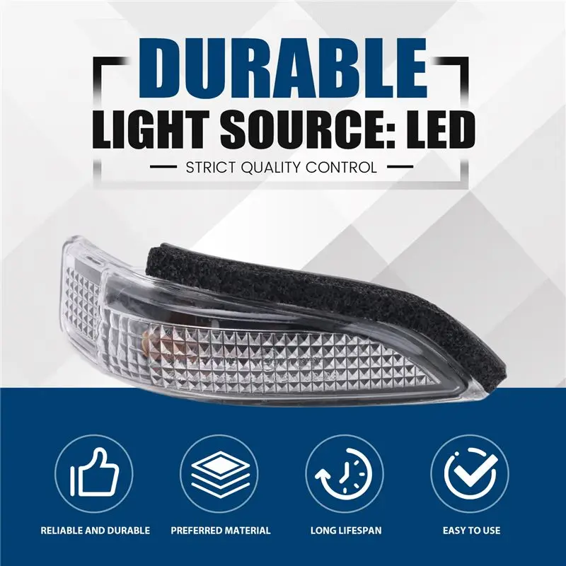 Mirror Signal Lamp Indicator 81730-52100 For Toyota Corolla Camry Yaris Prius C Avalon Scion IM Venza (Right)-AD39