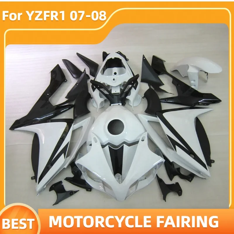 100% Fit For YAMAHA YZF-R1 2007 2008 YZF R 1 1000 CC  MOTO Body Fairing Set Customize YZFR1 07 08 Motorcycle Cowling+Tank Cover