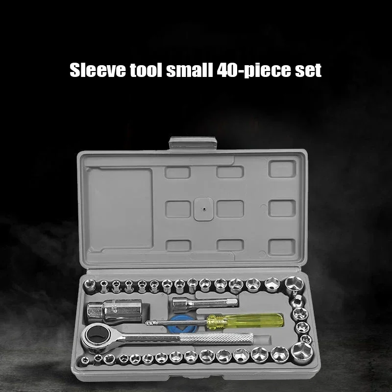 Imagem -06 - Completo Ratchet Key Sets Chave Hexagonal Socket Wrench Grupo Kit de Ferramentas da Motocicleta Oficina Ferramenta de Mão Universal 40 Pcs Profissional