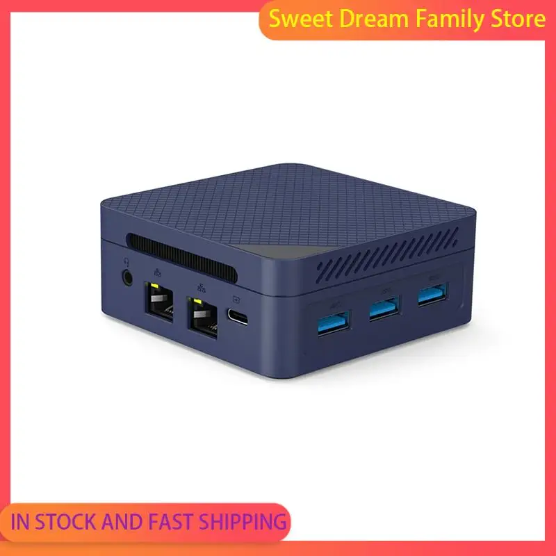 SDFC-ZX06 Twin Lake N150 Win11 Mini Pc Win11 12GB LPDDR5 4800Mhz Dual LAN Dual HD Display Port كمبيوتر مكتبي للألعاب