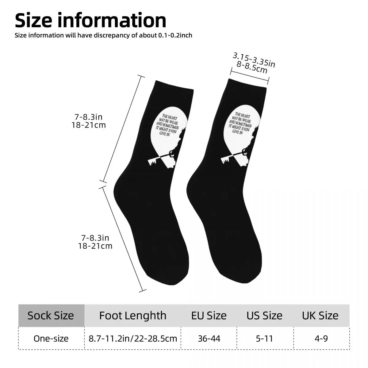 Kingdom Hearts Sora Quote Socks Harajuku High Quality Stockings All Season Long Socks Accessories for Man Woman Christmas Gifts