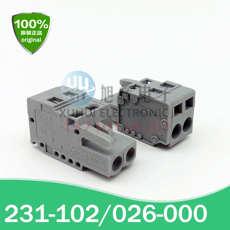 1pcs WA/G0 PCB terminal block 231-102/026-000 231-107/026-000 231-110/026-000 231-108/026-000
