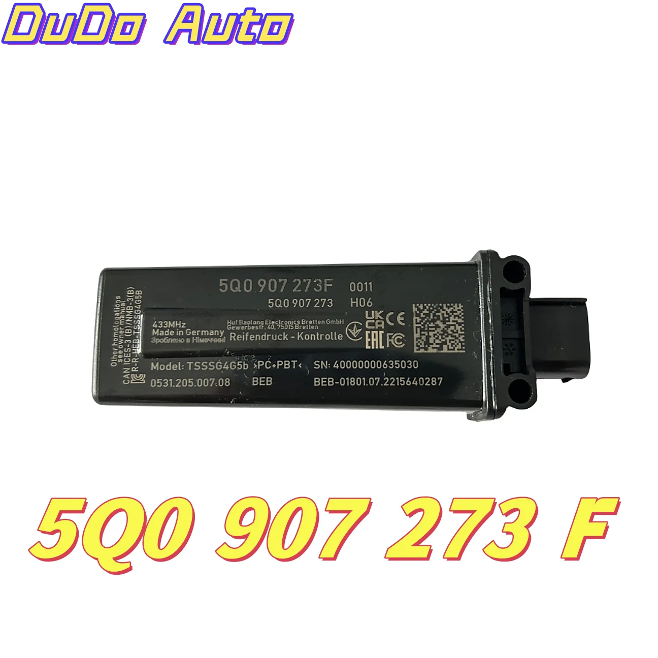 Moduł systemu kontroli ciśnienia w oponach Skoda Golf 7 Tiguan Passat B8 5Q0 907 273 F 5Q 0907273 Moduł F TPMS