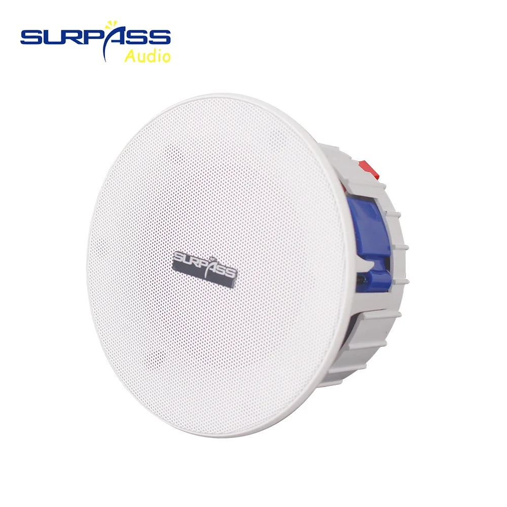 السلبي سقف مقاوم للماء الحمام سقف المتكلم مكبر الصوت البحرية سقف المتكلم المطبخ غرفة المعيشة نظام الصوت الصوت 25 واط