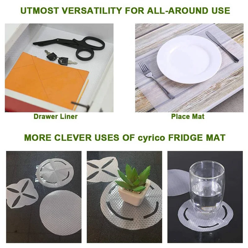 

B28C-Коврики для холодильника для полок, 14 шт. вкладыши для холодильника, моющиеся вкладыши для полки и коврики для шкафа, прозрачные