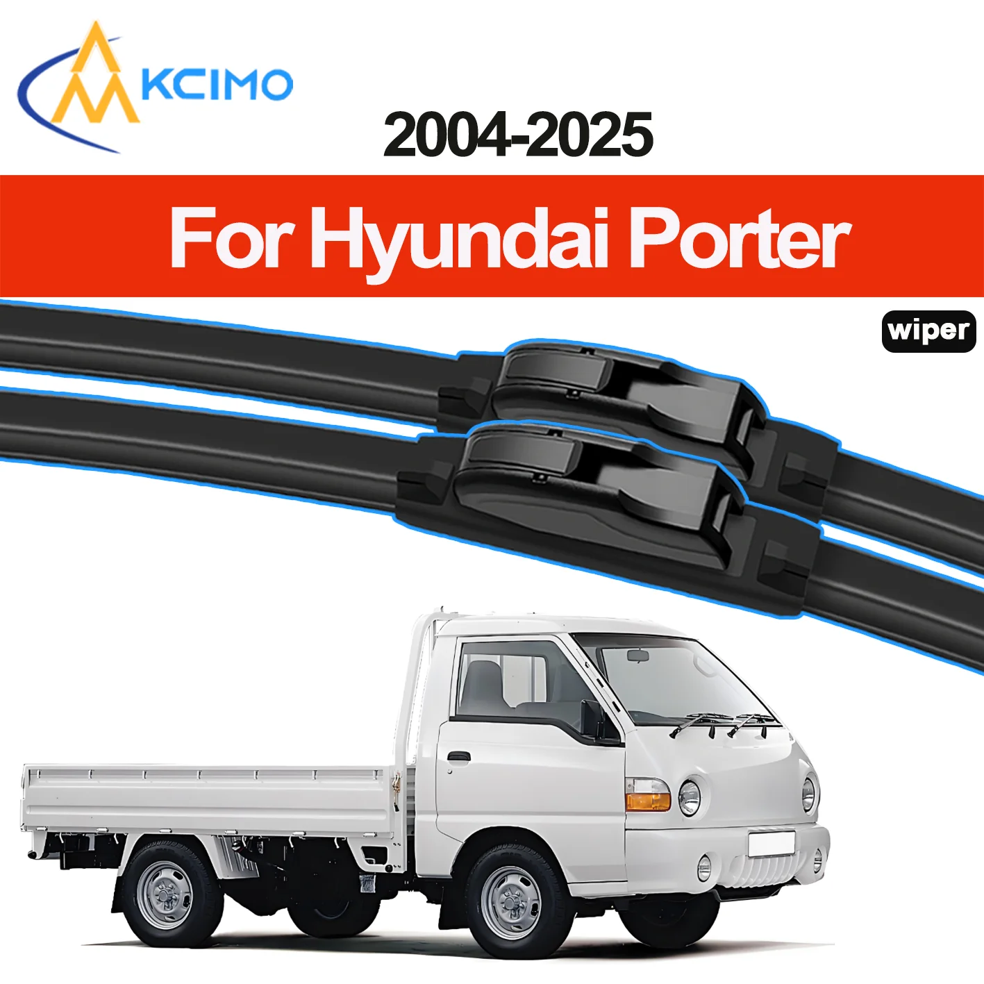 

KCIMO 2 шт. новые щетки стеклоочистителя для Hyundai Porter 2004-2025 Hyundai H-100 JAC Kaida X5/X6 (Китай) JAC Shuailing i3 (Китай) щетки