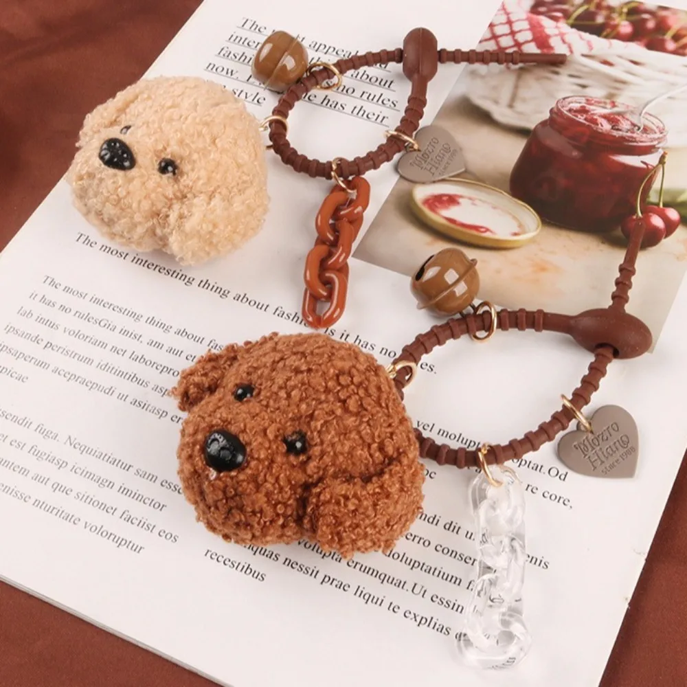 Kawaii Dog Peluche Amanti degli animali Portachiavi fai da te Ciondolo di alta qualità Coppie Portachiavi abbinato Portachiavi per auto