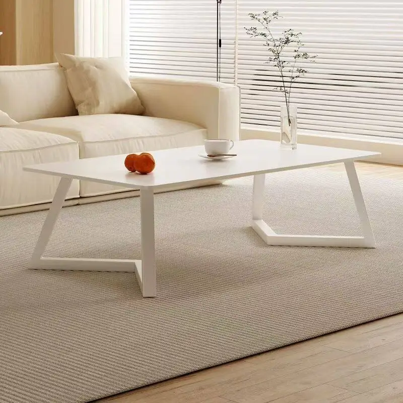 Modern Center Coffe Table Couch Metal Office Drink Coffe Table White Tray Stolik Kawowy Nowoczesny Japandi Style Furniture