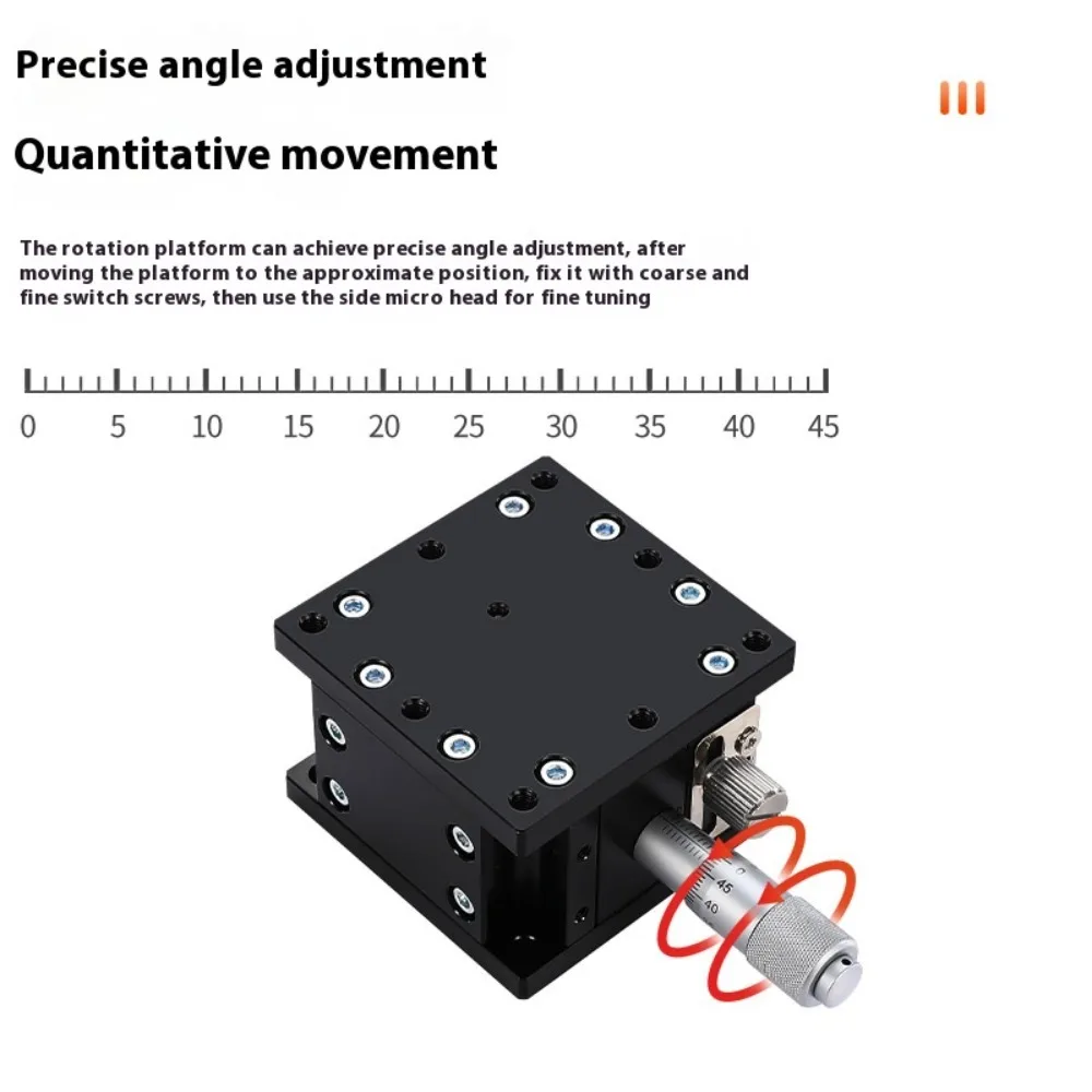 High Precision Manual Z-Axis Lifting Platform – Optical Displacement Adjustment Slide Stage LZ40/60/80/90/125-2