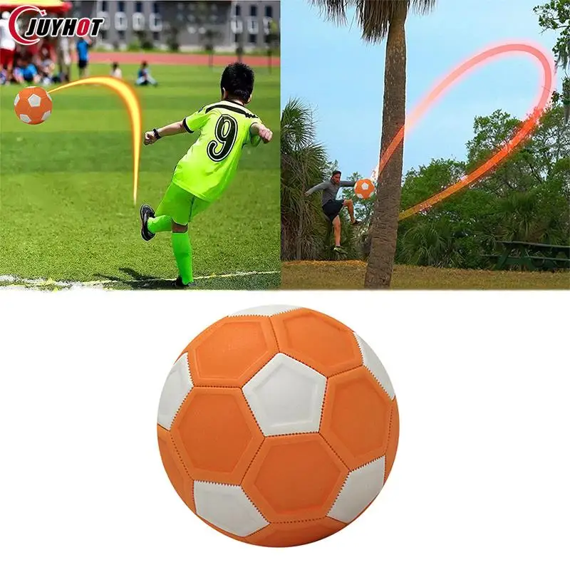 Kid\'s Curve Swerve Soccer Ball, Magic Football Toy, Kick Ball, perfeito para jogo ao ar livre, jogo, treinamento de futebol, grande presente para