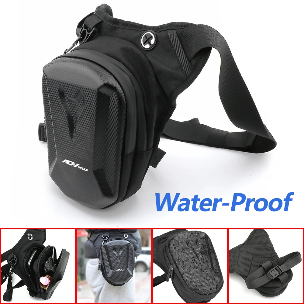 

For HONDA ADV150 Adv150 adv150 ADV 150 2022 2024 Motorcycle Waterproof Drop Waist Leg Bag Thigh Belt Hip Bum Military Tactical