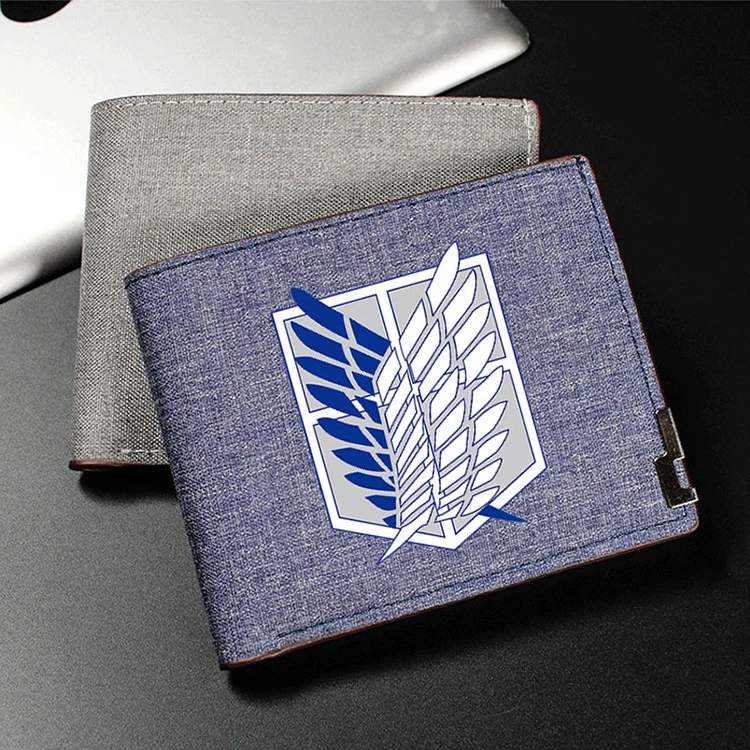 Anime Shingeki No Kyojin/Attack on Titan Cosplay Wallet Coin Purse Multi-card Bit High Appearance Level Exquisite Delicacy Gift