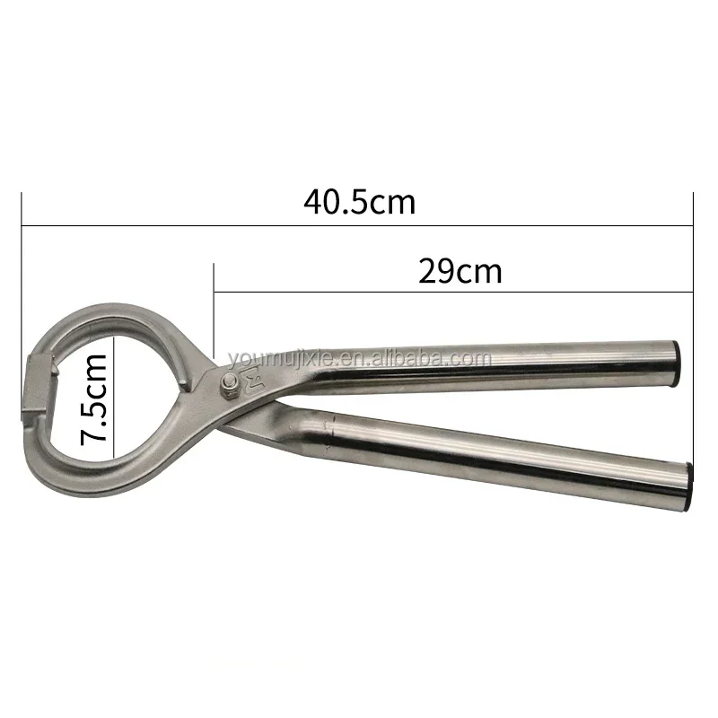 Stainless Steel Cattle Bull Nose Ring Mounting Pliers Nose Ring Pliers for Livestock