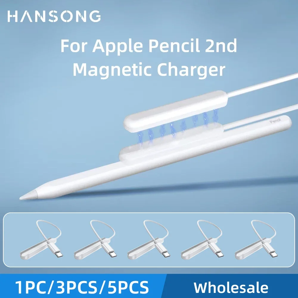 Wholesale For Apple Pencil 4nd Generations Wireless Charger For Magnetic Charging iPad Pencil Charger Apple Pencil Accessori