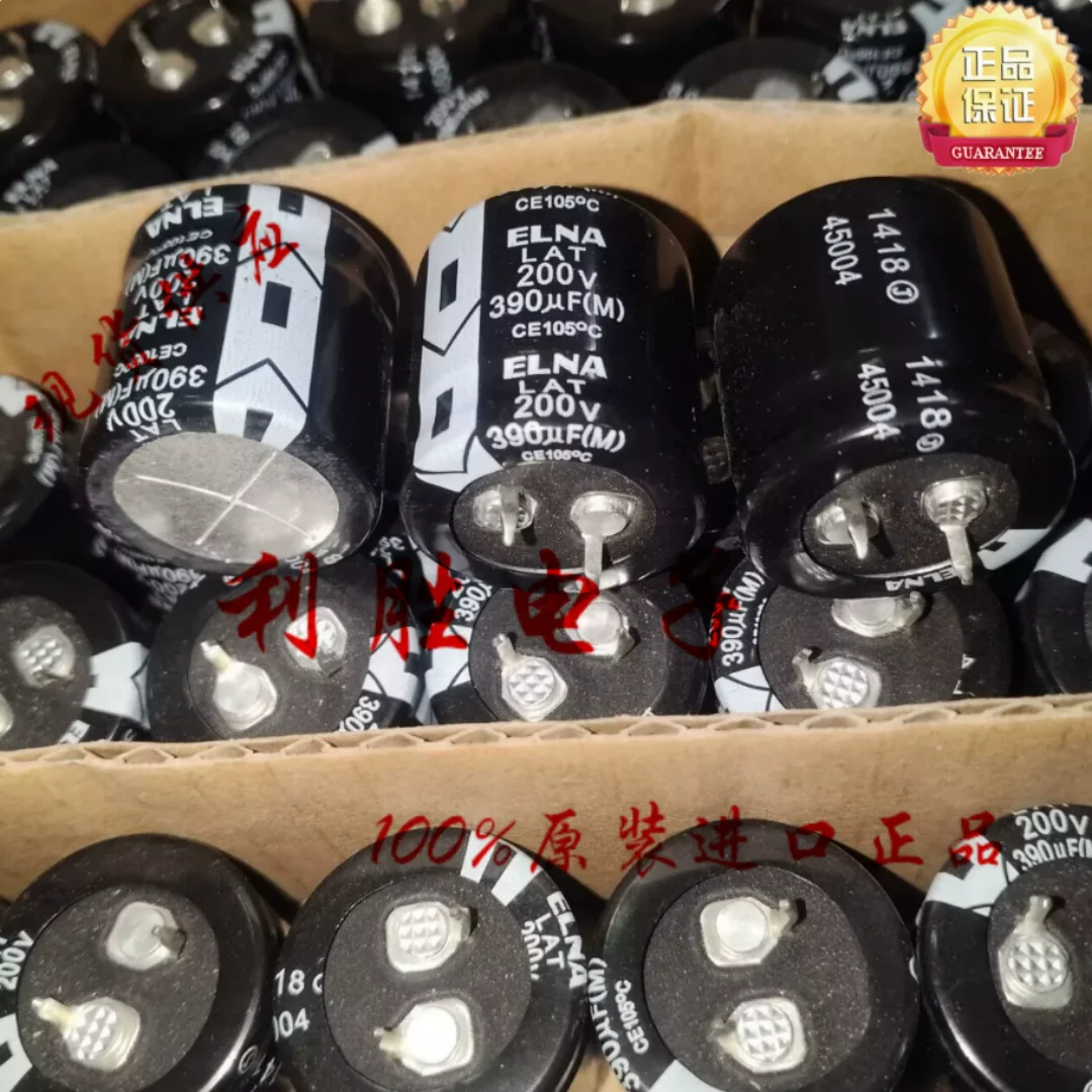 390UF 200V Japan ELNA Capacitor 200V390UF 25*25 LAT 105 degrees