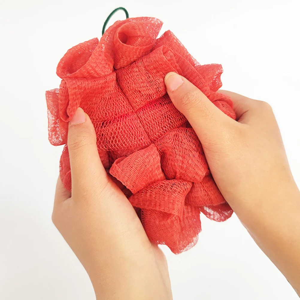 

Cartoon Bath Shower Loofah Body Wash Scrubber Exfoliating Skin Cleaning Sponge Accessory Bath Loofah