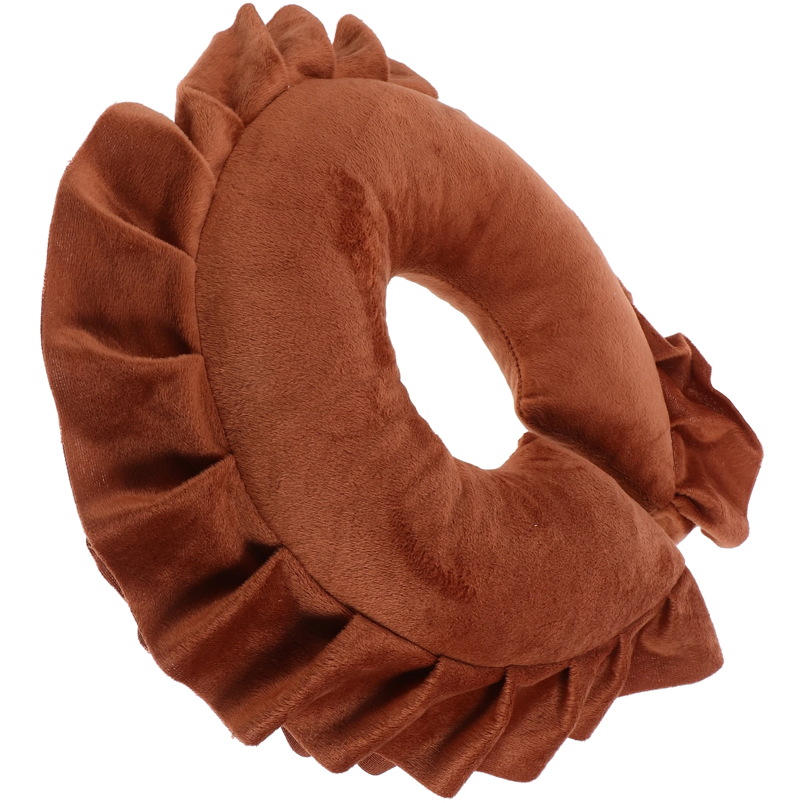

U Shape Neck Pillow Massage Headrest for Bed Detachable Washable Salon Spa Face Down Pearl Cotton Cushion Body Bolster