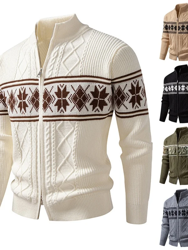 

Модный мужской кардиган большого размера с вышивкой, вязаный свитер-пальто, открытое вязаное пальто для делового повседневного стиля