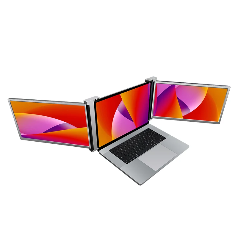15 inch Portable Triple-screen Monitor Laptop Expansion Screen