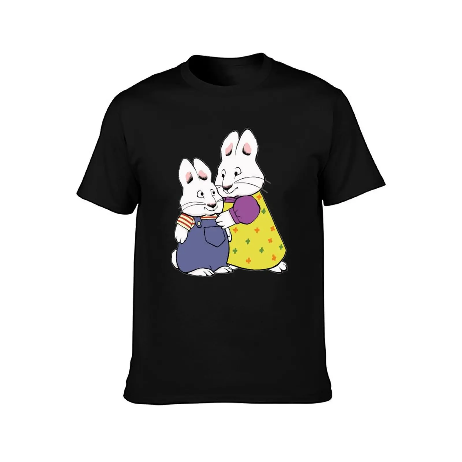 Max and Ruby T-Shirt Summer Casual Cotton Tee Oversized Streetwear Tops Vintage Graphic Print Loose Fit Short Sleeve