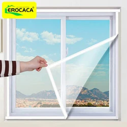 EROCACA White Mosquito Nets for Window,anti-mosquito window screens,Mesh Anti Insect Air Tulle Invisible Fiberglass Mosquitoes