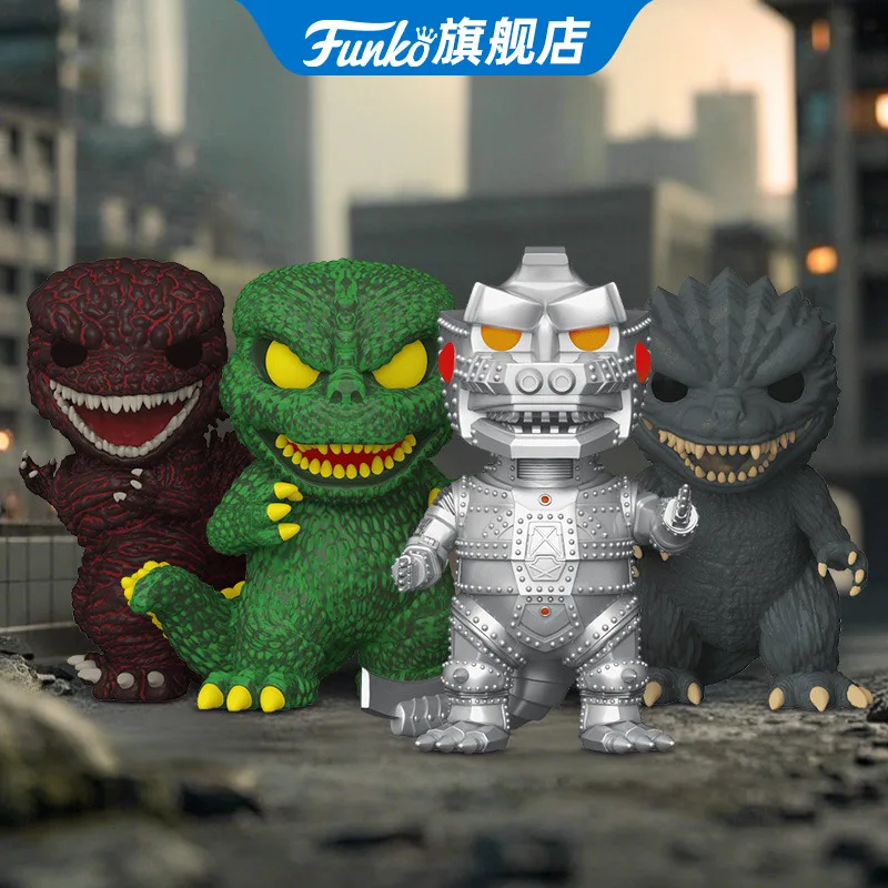 Mecha Godzilla Mechagodzlla Gigan Funko Pop Action Doll Model طبعة محدودة جمع الهدايا التذكارية سطح المكتب الديكور اللعب هدية