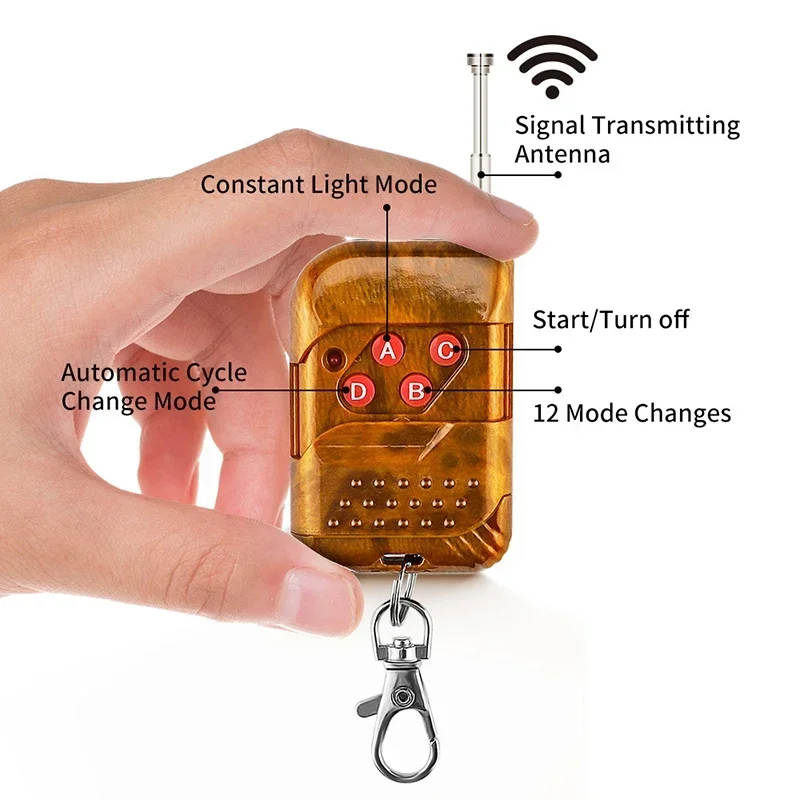 24 светодиодных стробоскопов, беспроводной автомобильный аварийный мигающий свет, автомобильный светодиодный светильник 12 В для прицепа, грузовика, Strobos, полицейская сигнальная лампа, автодиодная лампа