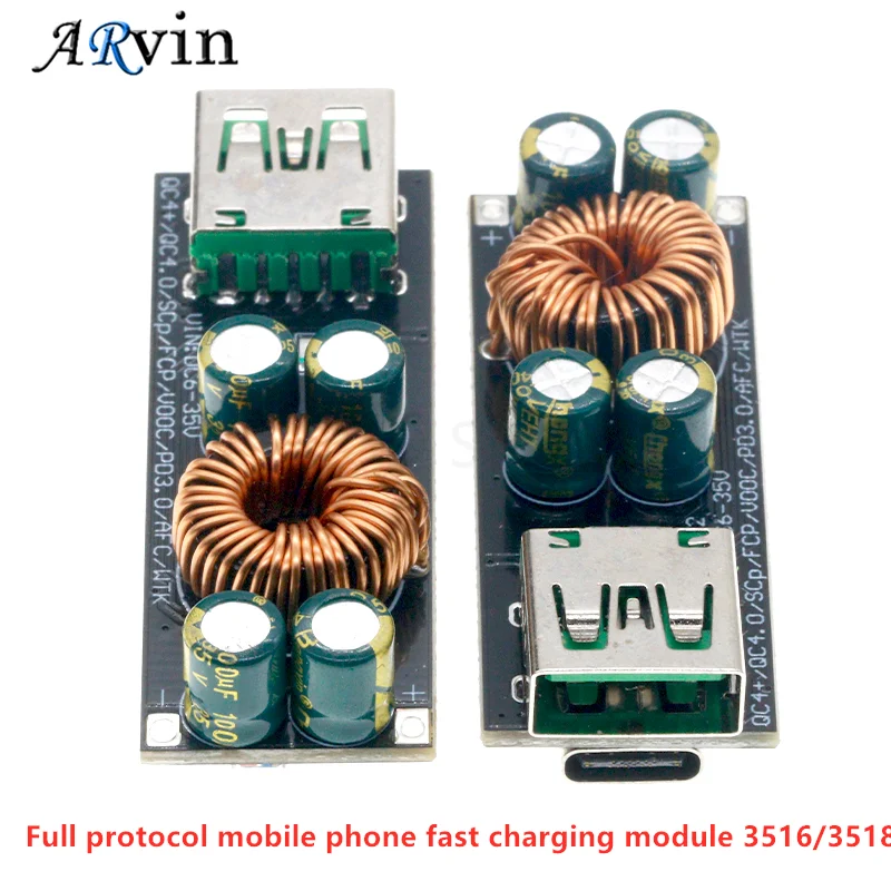 Full protocol mobile fast charging charger module QC4.0pd3.0 flash charging SCPFCP Apple fast charging motherboard