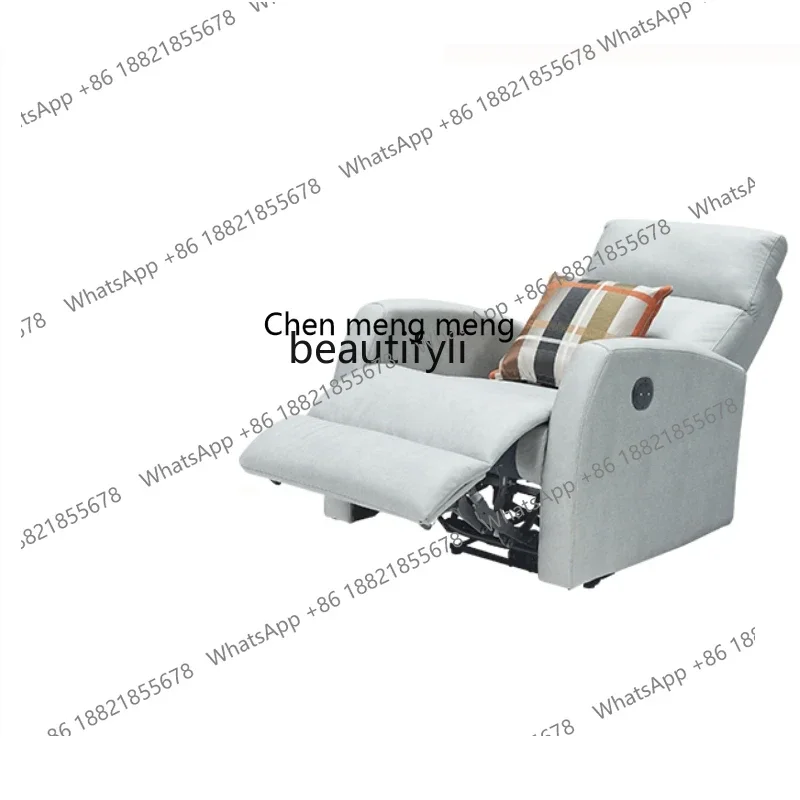 ss7486 Single Electric Sofa Multifunctional Living Room Modern Simple Leisure Lazy Sofa First-Class Space Retractable Cabin Recl