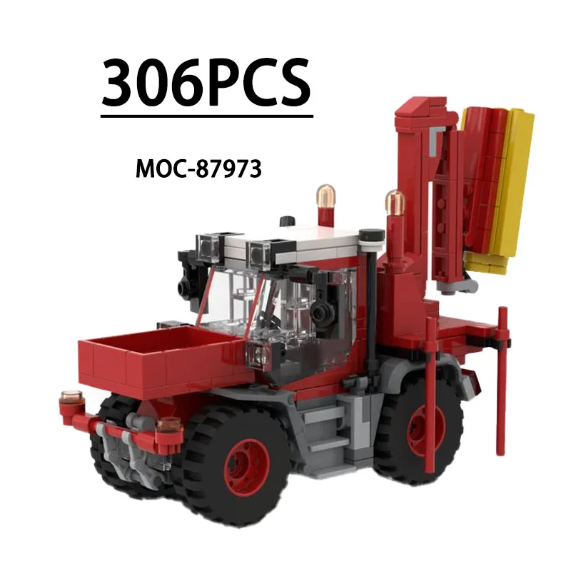 

Конструктор MOC-87973: Модель трактора-газонокосилки, 306 деталей, развивающая игрушка для детей, подарок на День рождения, Рождество, Новый год