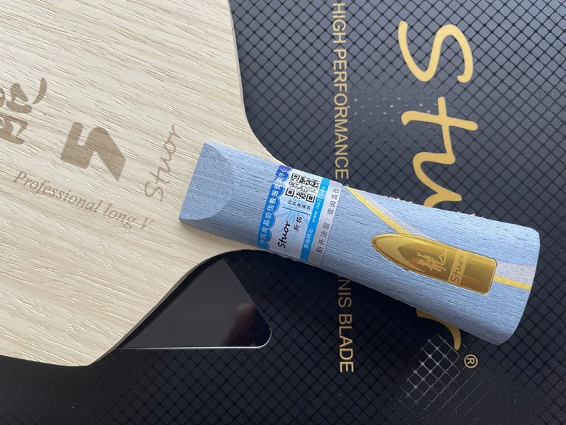 Stuor Long 5 Carbon Innere Tischtennisschläger Tischtennisschläger Ping-Pong-Paddel Kohlefaser Eingebauter professioneller Angriff – Detail 18
