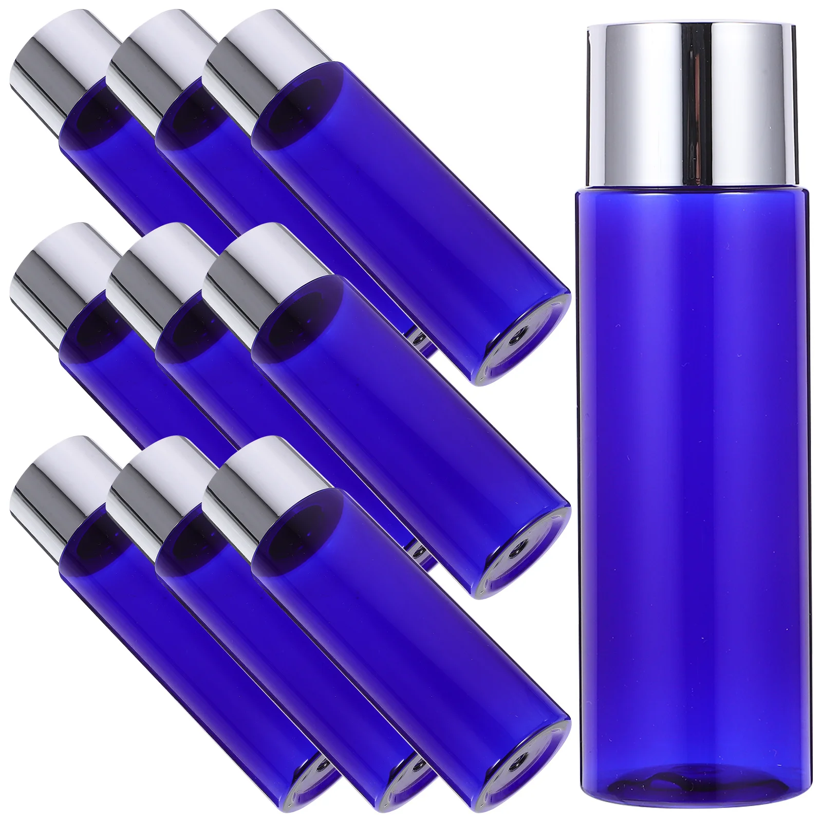 10 Stück Unterverpackung 100 ml leere Lotionsflasche nachfüllbarer Reisespender für Toner Gel Creme Emulsion Probenbehälter