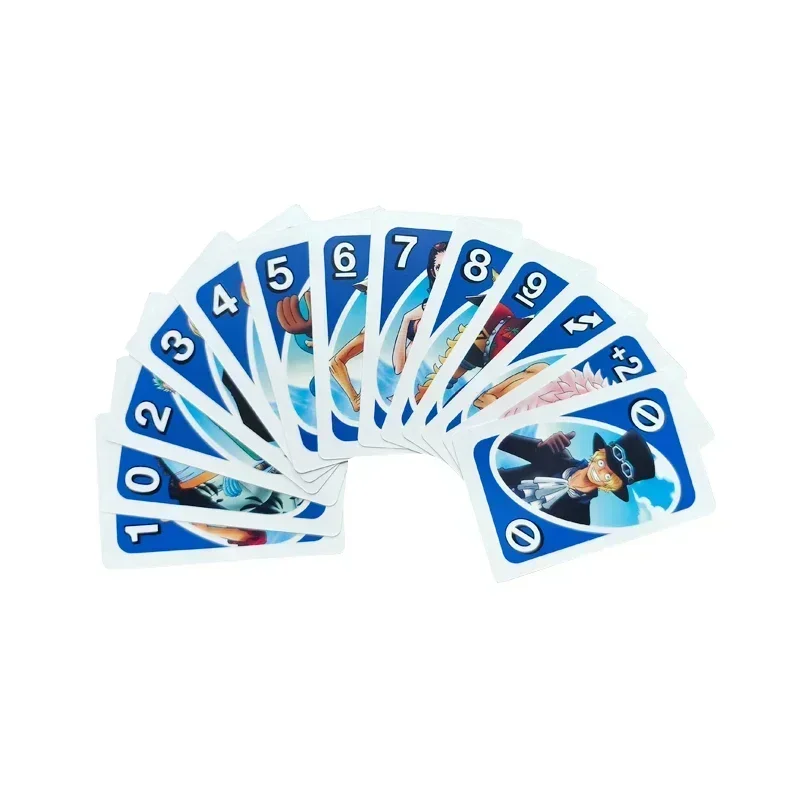 Anime UNO Games One Piece AND NARUTO Minions  Card Game Family Funny Entertainment Board Game Poker Cards Game Gift Box