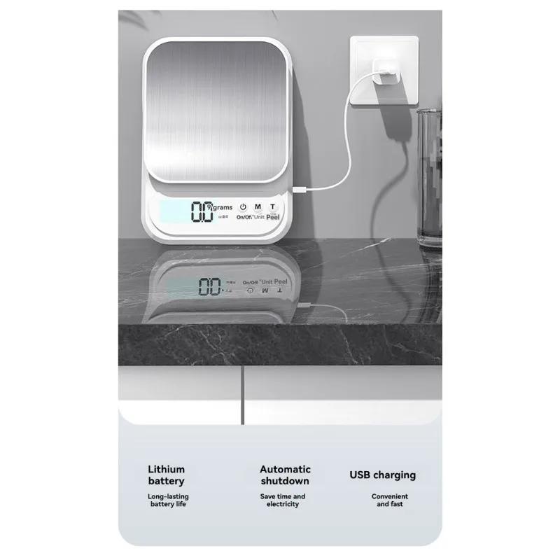 -November For Baking And Cooking Digital For Kitchens Scale- High Precision 3KG/0.1G Compact Food Measurement Tool Design