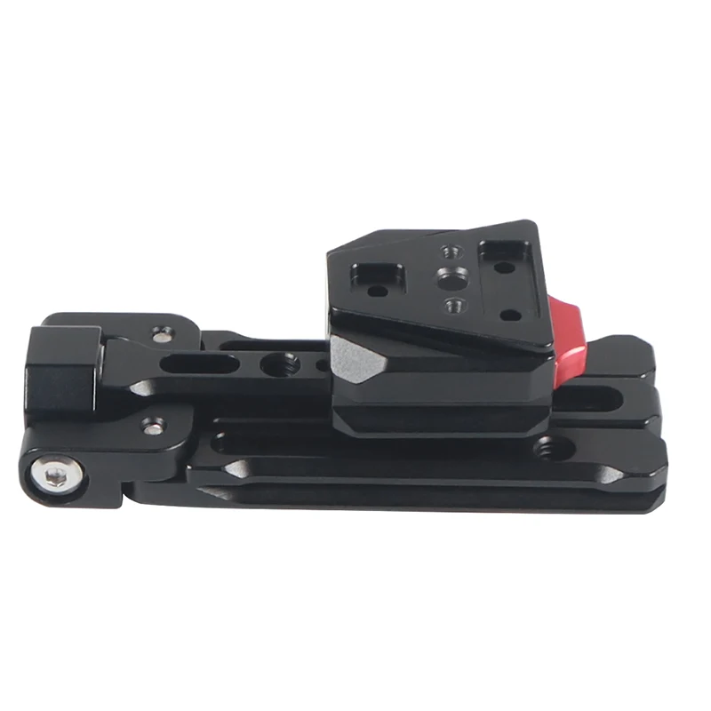 Faltbare V-Lock-Halterung, 360-Grad-verstellbare Mehrzweck-Schnellwechselplatte für ARCA-Stative, Stabilisator, Kamera, V-Mount-Netzteil – Detail 37