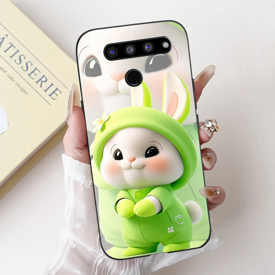 For Lg V50 ThinQ 5G Case LM-V500N Unique Cartoon Cover For LG V50s Thing Soft TPU Phone Case For LG V40 ThinQ V50Thinq 5G Fundas