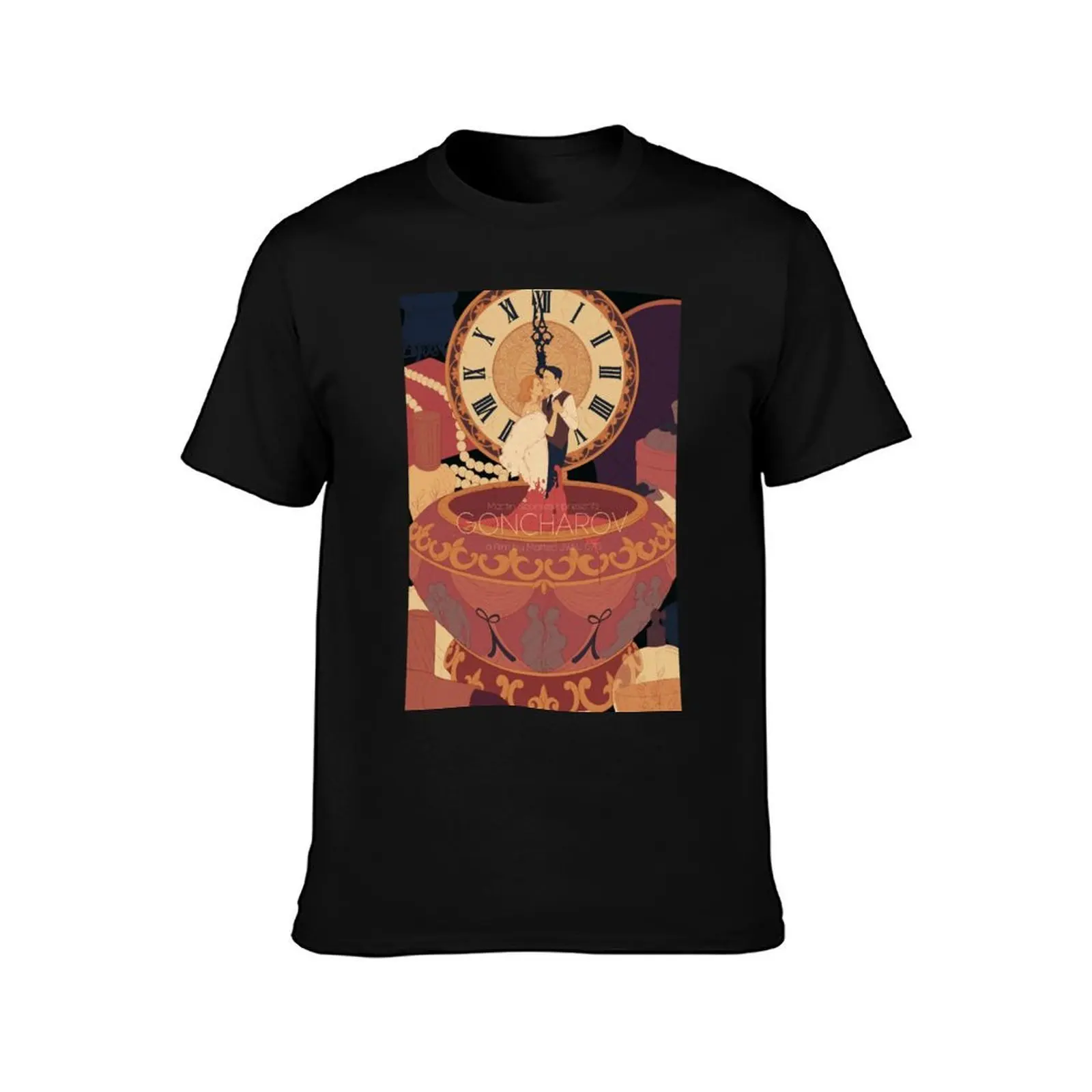 goncharov clock art T-Shirt Stretch Fabric Comfort T-Shirt